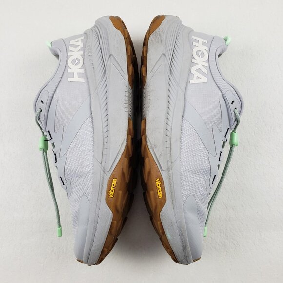 Hoka Transport Running Sneaker Womens 8.5 Gray Bungee Hiking Walking Vibram Shoe - Picture 6 of 12